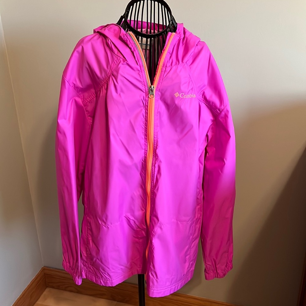 Columbia girls windbreaker jacket/coat